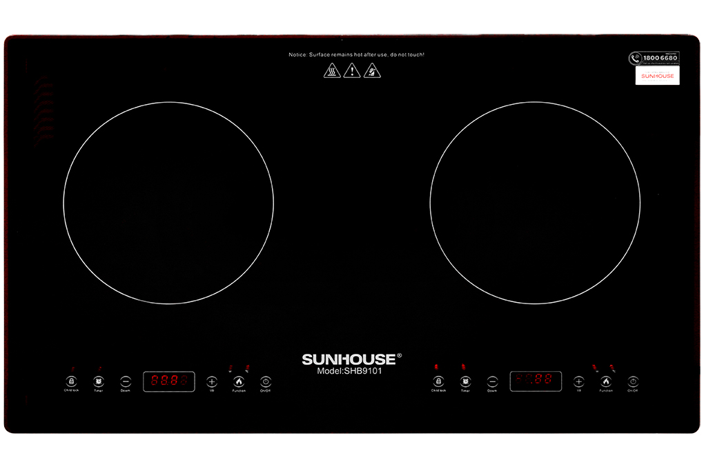 Bếp từ đôi Sunhouse SHB9101