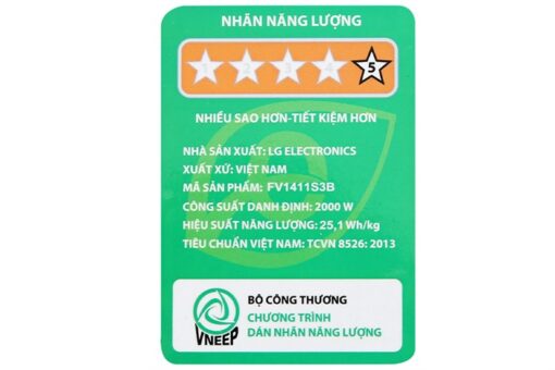Máy giặt LG Inverter 11 kg FV1411S3B - Hình ảnh 3