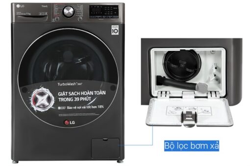 Máy giặt LG Inverter 11 kg FV1411S3B - Hình ảnh 5