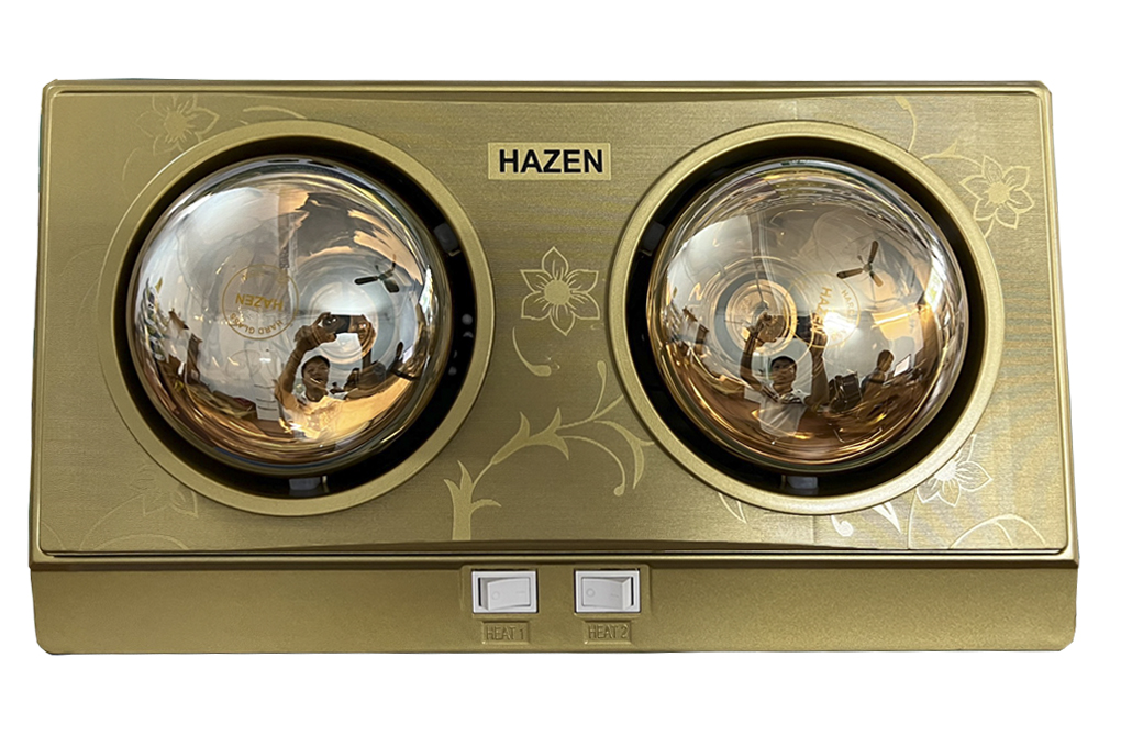 Đèn sưởi nhà tắm HAZEN 2 bóng sưởi HZ02-D
