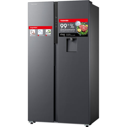 Tủ lạnh Toshiba Inverter 596 lít Side By Side GR-RS775WI-PMV(06)-MG - Hình ảnh 2