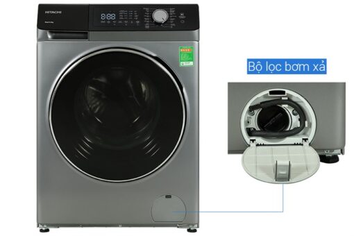 Máy giặt Hitachi Inverter 9.5 kg BD-954HVOS - Hình ảnh 7