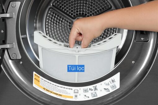 Tháp giặt sấy LG WashTower Inverter giặt 14 kg - sấy 10 kg WT1410NHB - Hình ảnh 8
