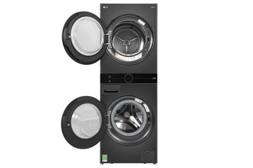 Tháp giặt sấy LG WashTower Inverter giặt 14 kg - sấy 10 kg WT1410NHB - Hình ảnh 3