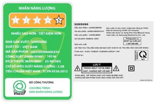 Smart Tivi Crystal UHD Samsung 4K 55 inch UA55DU8000 - Hình ảnh 7
