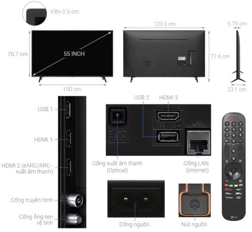 Smart Tivi Samsung 4K 43 inch UA43DU7700KXXV - Hình ảnh 3