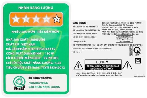 QLED Tivi 4K Samsung 55Q60D 55 inch Smart TV - Hình ảnh 8