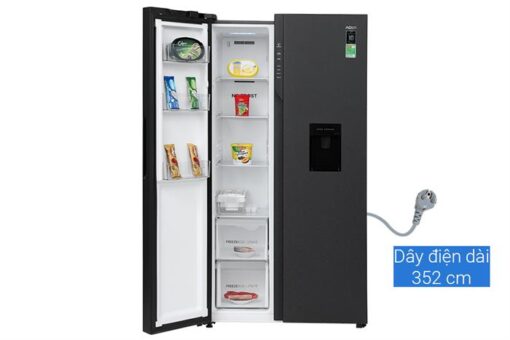 Tủ lạnh Aqua Inverter 550 lít Side By Side AQR-S612XA(WCB) - Hình ảnh 5