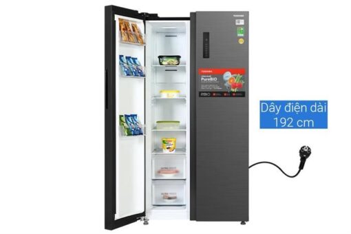 Tủ lạnh Toshiba Inverter 555 lít Side By Side GR-RS696WI-PMV(60)-AG - Hình ảnh 6