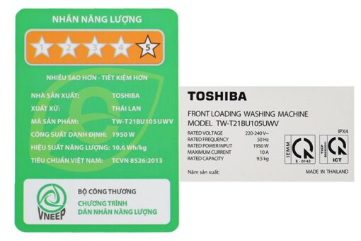 Máy giặt Toshiba Inverter 9.5 kg TW-T21BU105UWV(MG) - Hình ảnh 3