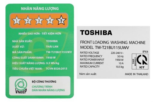Máy giặt Toshiba Inverter 10.5 kg TW-T21BU115UWV(MG) - Hình ảnh 9