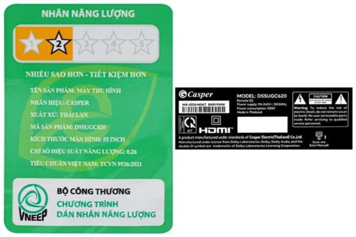 Google Tivi Casper 4K 55 inch D55UGC620 - Hình ảnh 11