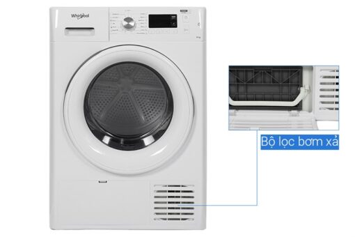 Máy sấy ngưng tụ Whirlpool FreshCare+ 8 kg FFTCM118XB EE - Hình ảnh 7